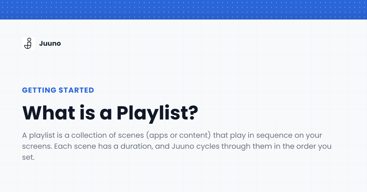What is a Playlist? | Juuno Help Center